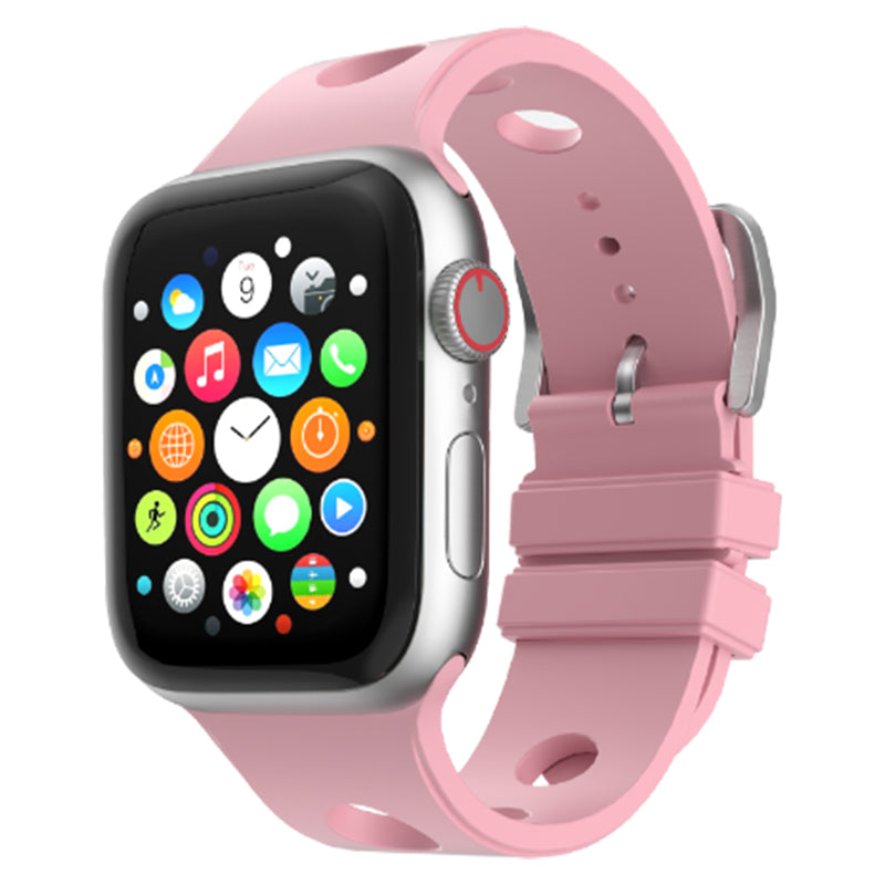 Apple Watch 42mm Delikli Tasarım Zore KRD-147 Silikon Kordon