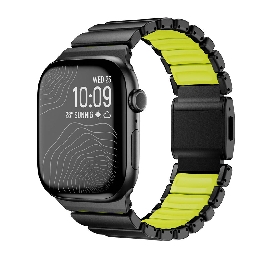 Apple Watch 42mm Zore KRD-151 Metal Silikon Kordon