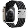 Apple Watch 45mm Zore KRD-133 Naylon Kumaş Hasır Örgülü Kordon