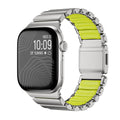 Apple Watch 7 45mm Zore KRD-151 Metal Silikon Kordon