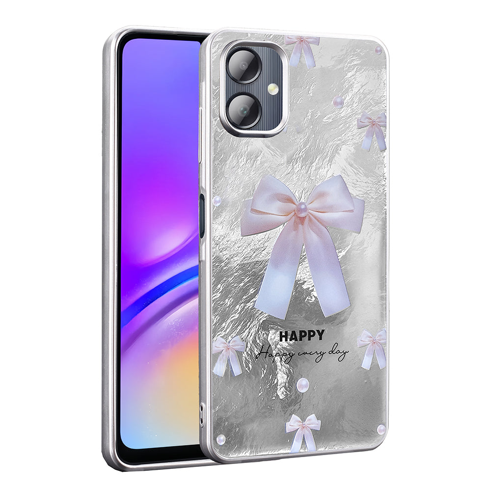 Galaxy A06 Kılıf Desenli Zore Mep Kapak Gri Leopar