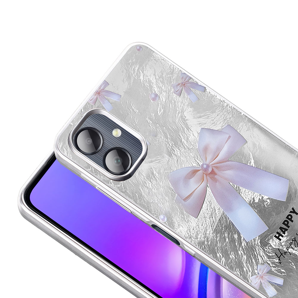 Galaxy A06 Kılıf Desenli Zore Mep Kapak Gold Leopar