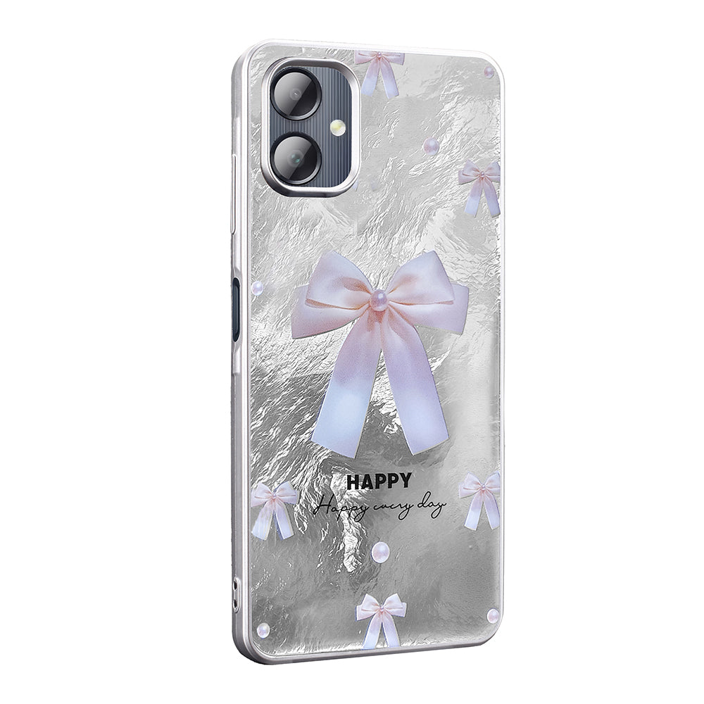 Galaxy A06 Kılıf Desenli Zore Mep Kapak Küçük Fiyonk