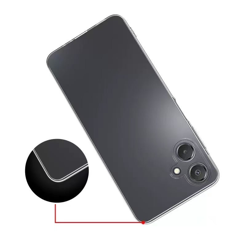 Galaxy A07 Kılıf Zore Süper Silikon Kapak Şeffaf