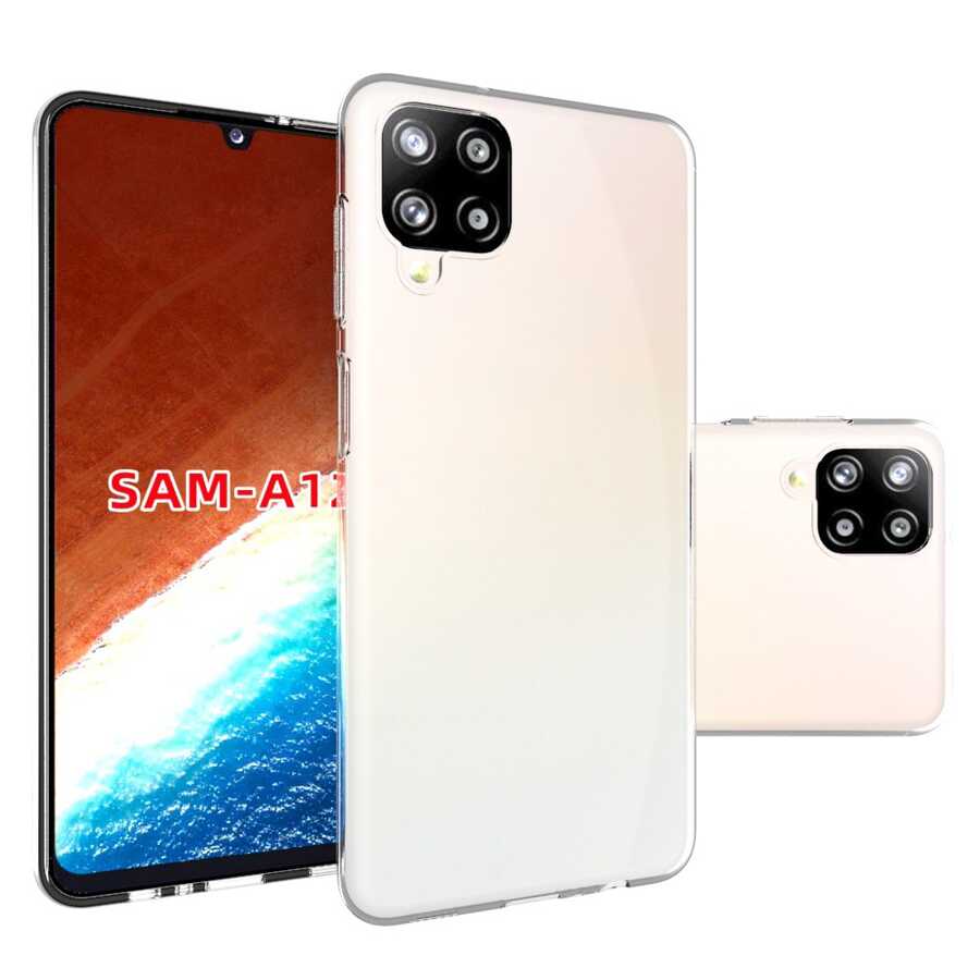 Galaxy A12 Kılıf Zore Süper Silikon Kapak