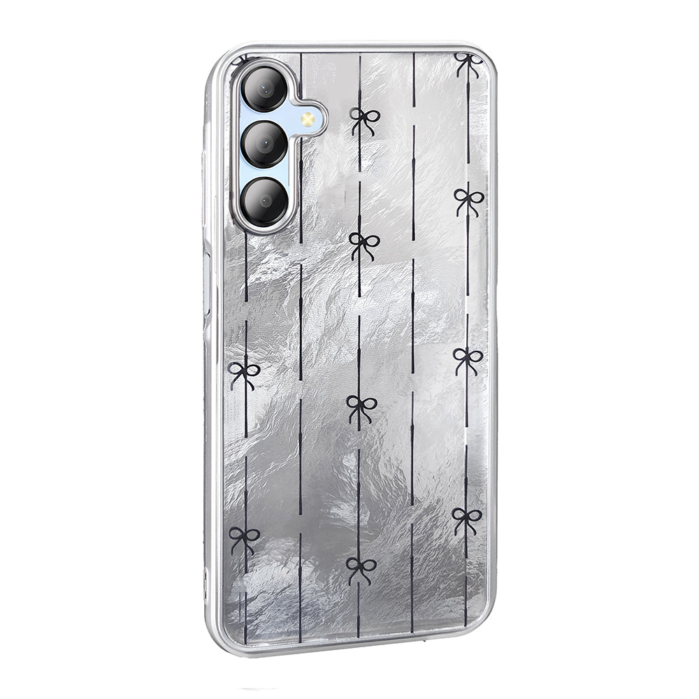 Galaxy A15 Kılıf Desenli Zore Mep Kapak İncili Fiyonk