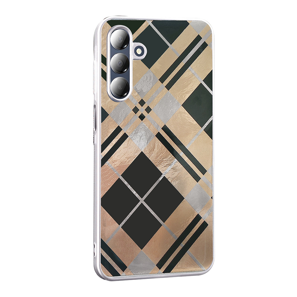 Galaxy A16 Kılıf Desenli Zore Mep Kapak Gold Leopar