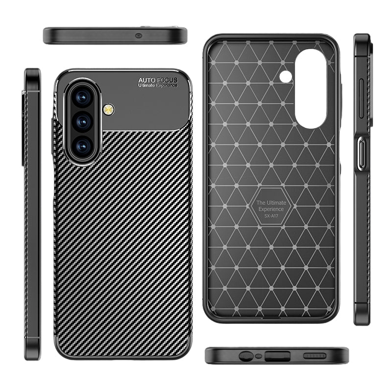 Galaxy A17 Kılıf Zore Negro Silikon Kapak Siyah