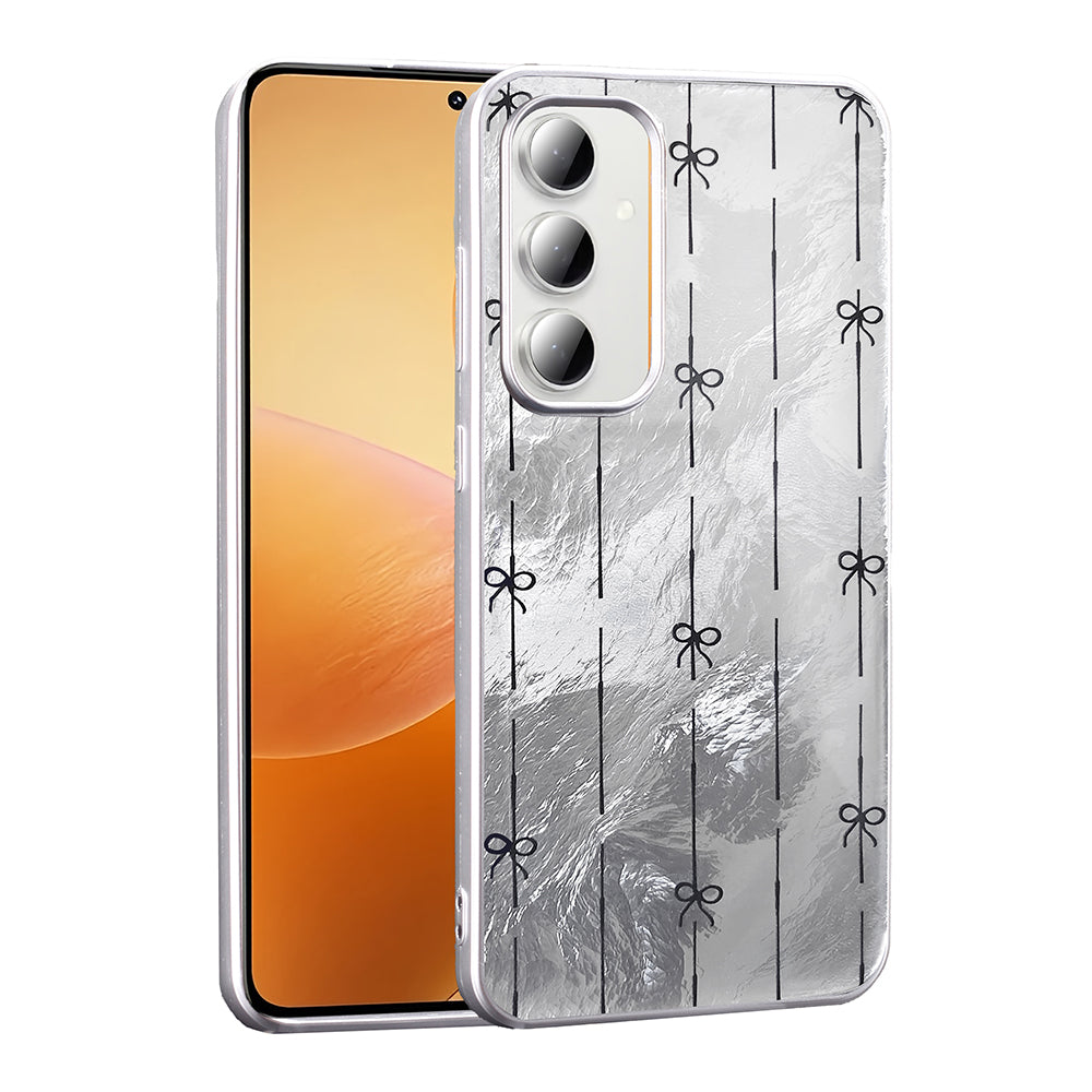 Galaxy A25 Kılıf Desenli Zore Mep Kapak Gri Leopar