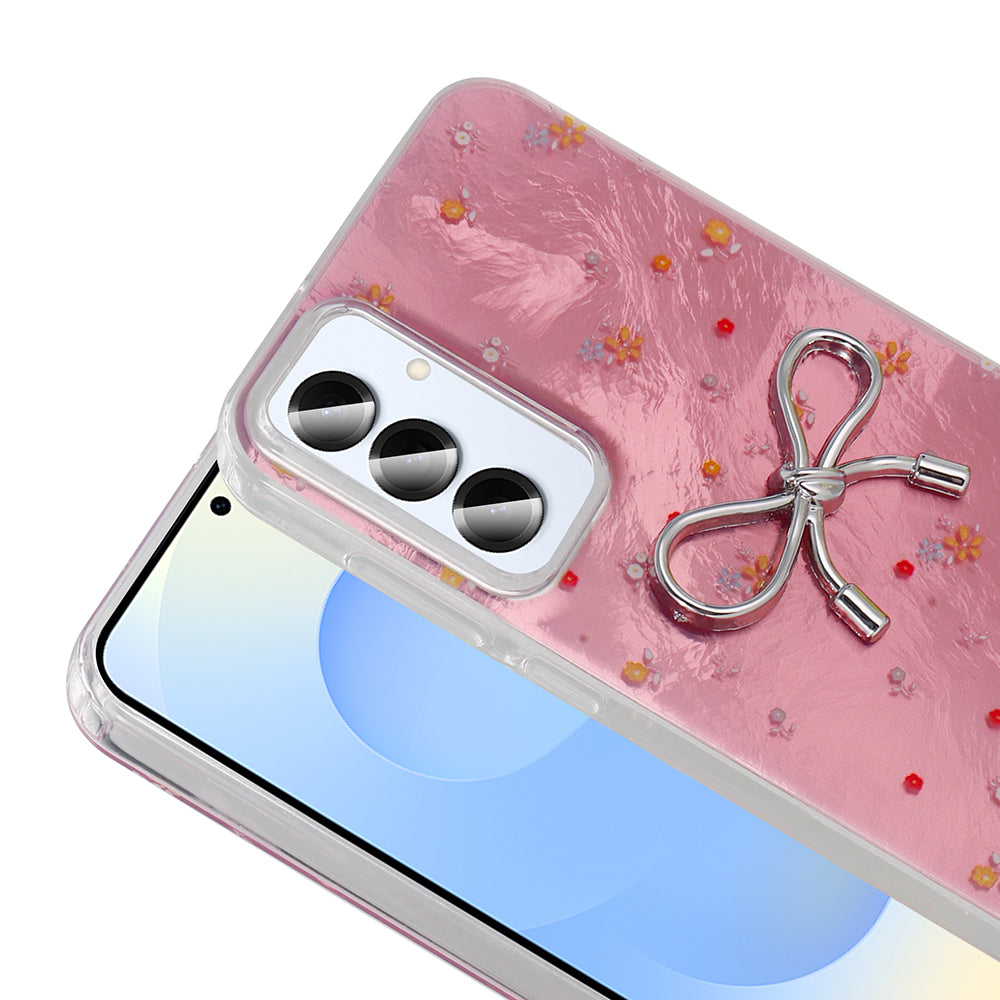 Galaxy A25 Kılıf Kamera Korumalı Figürlü Zore Ponti Silikon Kapak Beyaz