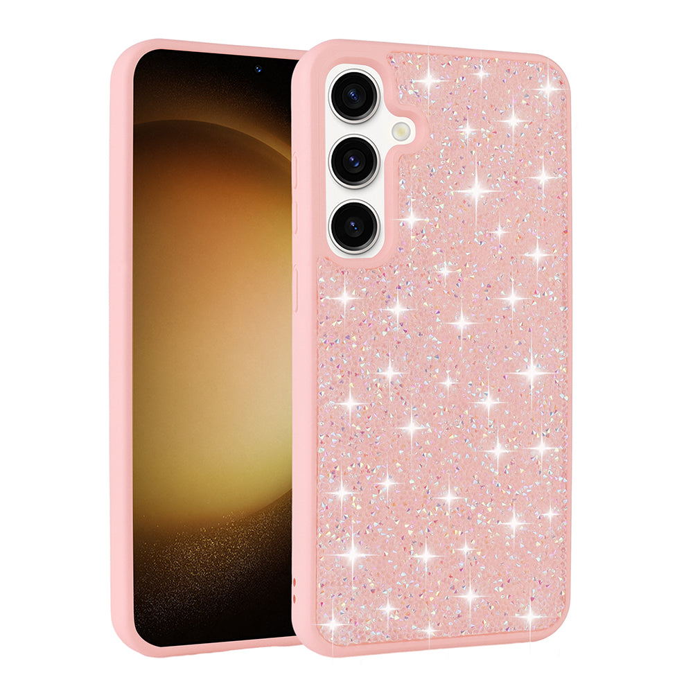 Galaxy A25 Kılıf Parlak Taşlı Tasarım Zore Pırlanta Kapak Gri