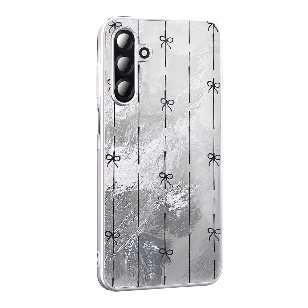 Galaxy A26 Kılıf Desenli Zore Mep Kapak Gri Leopar