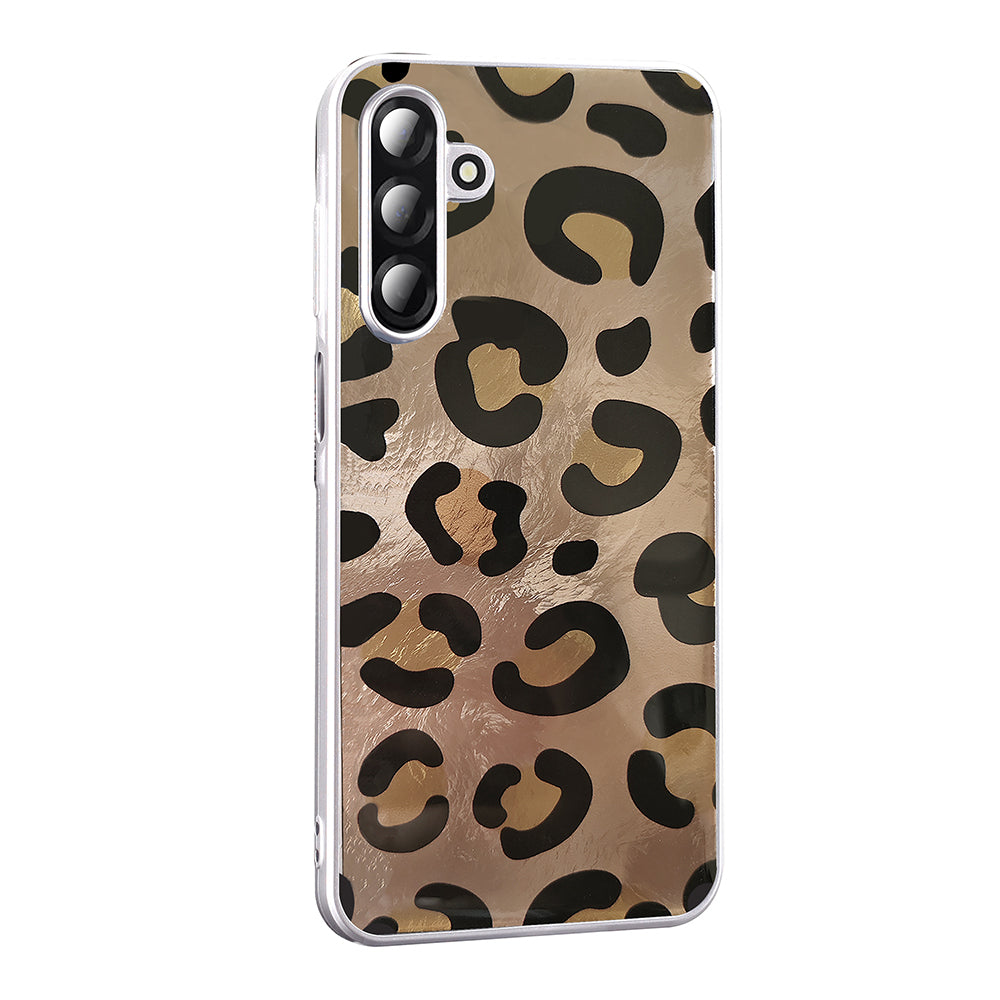Galaxy A26 Kılıf Desenli Zore Mep Kapak Gold Leopar