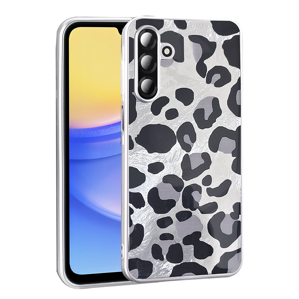 Galaxy A26 Kılıf Desenli Zore Mep Kapak Gold Leopar