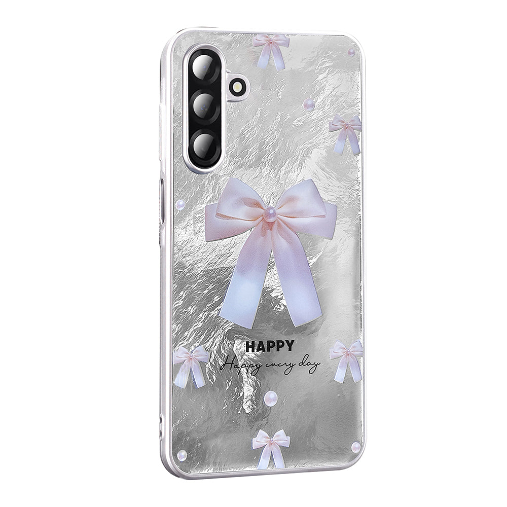 Galaxy A26 Kılıf Desenli Zore Mep Kapak İncili Fiyonk