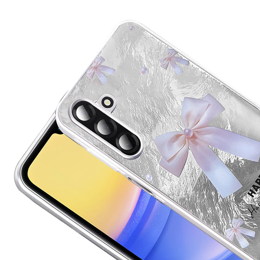 Galaxy A26 Kılıf Desenli Zore Mep Kapak İncili Fiyonk