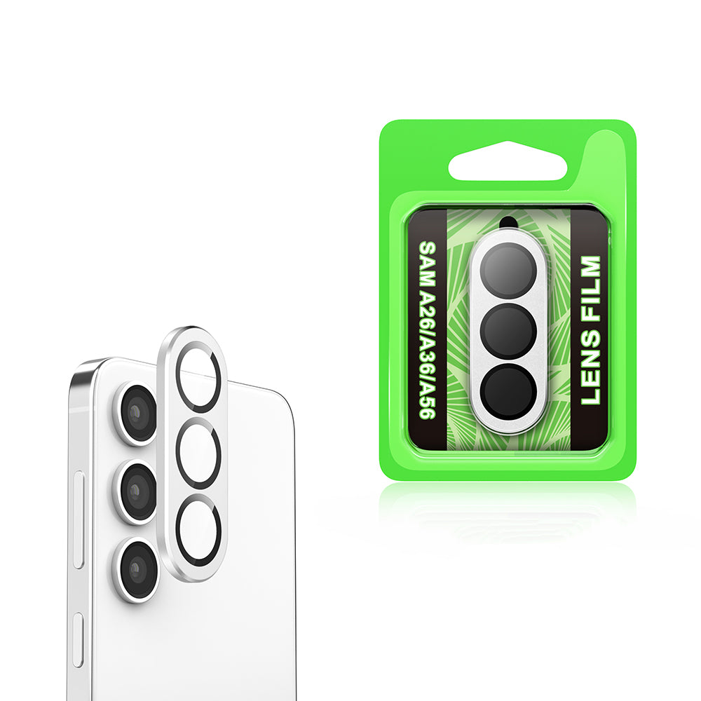 Galaxy A26 Zore CL-07 Kamera Lens Koruyucu Gümüş