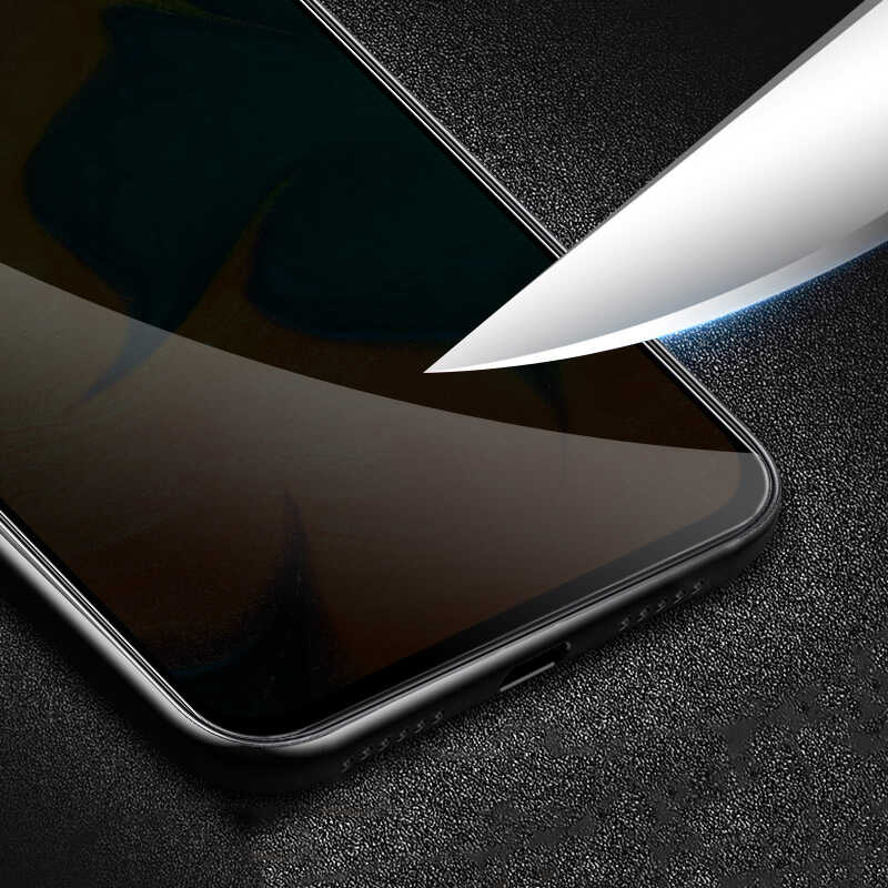 Galaxy A35 Zore New 5D Privacy Temperli Ekran Koruyucu Siyah
