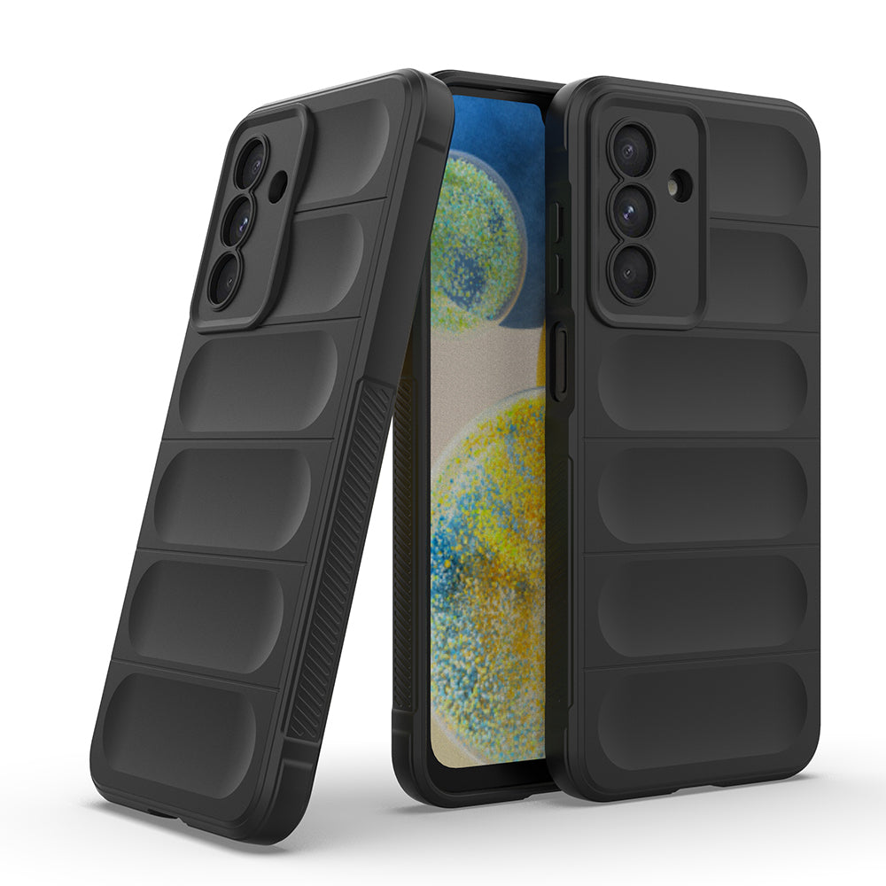 Galaxy A36 Kılıf Esnek TPU Oyuklu Arka Yüzey Tasarımlı Zore Etnik Silikon Kapak
