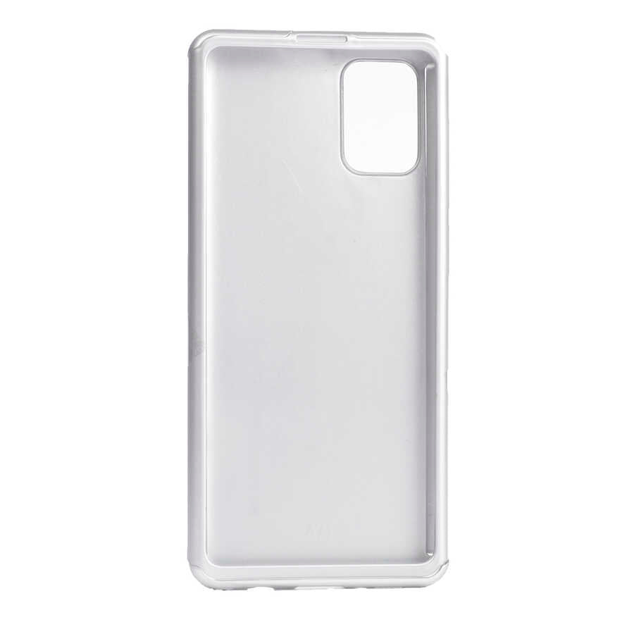 Galaxy A51 Kılıf Zore 360 3 Parçalı Rubber Kapak