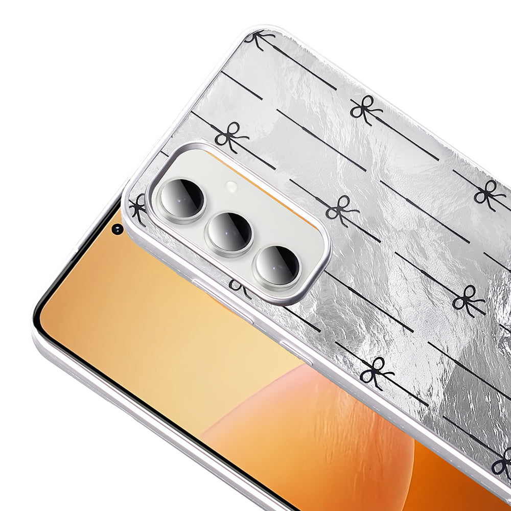 Galaxy A55 Kılıf Desenli Zore Mep Kapak Gri Leopar