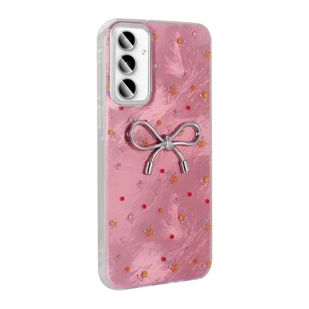 Galaxy A55 Kılıf Kamera Korumalı Figürlü Zore Ponti Silikon Kapak Açık Mavi