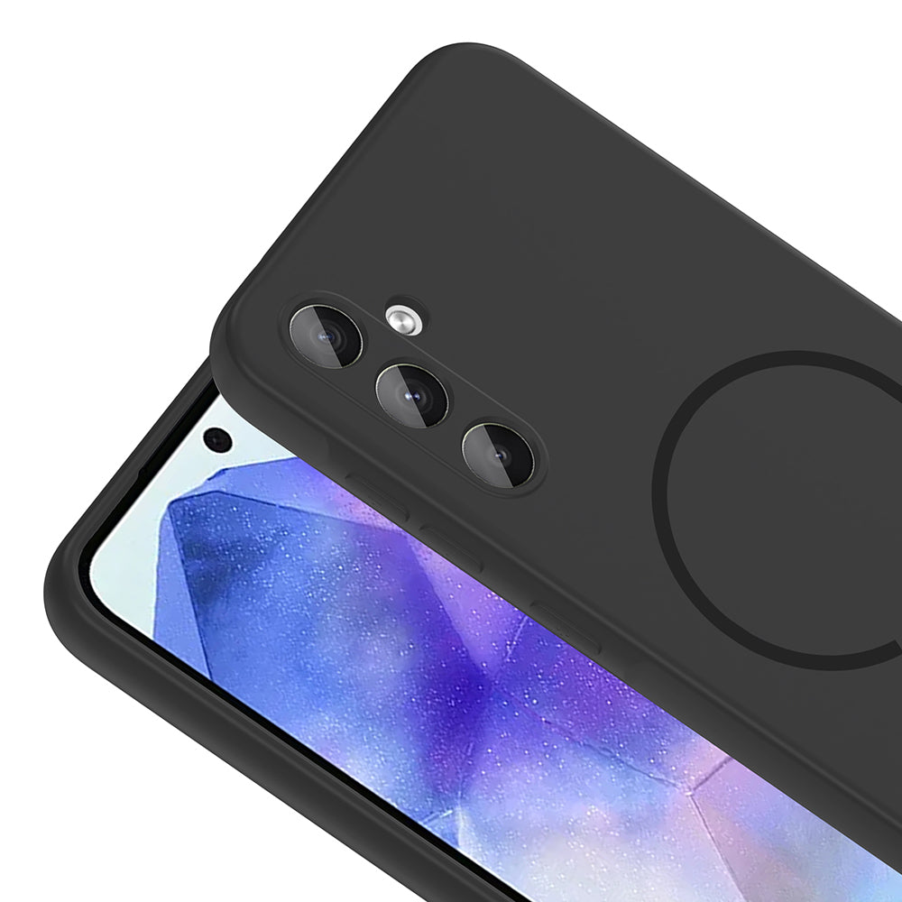 Galaxy A55 Kılıf M-safe Şarj Özellikli Zore Meta Kapak