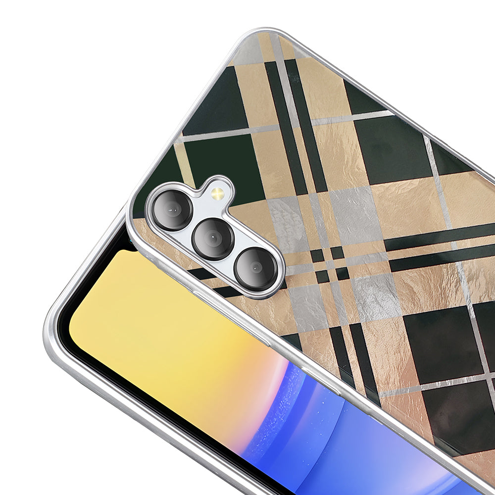 Galaxy A56 Kılıf Desenli Zore Mep Kapak Gold Leopar