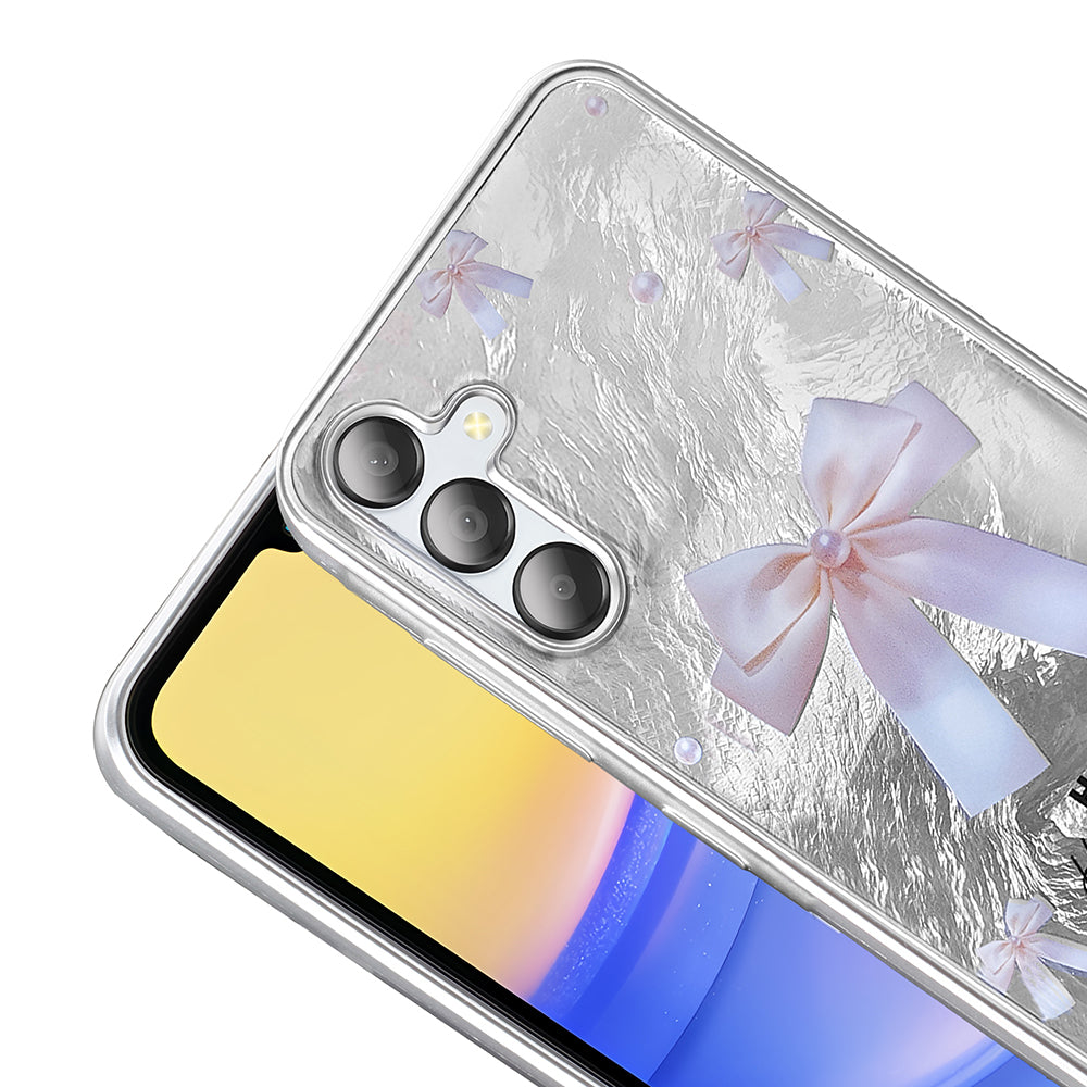 Galaxy A56 Kılıf Desenli Zore Mep Kapak Gri Leopar