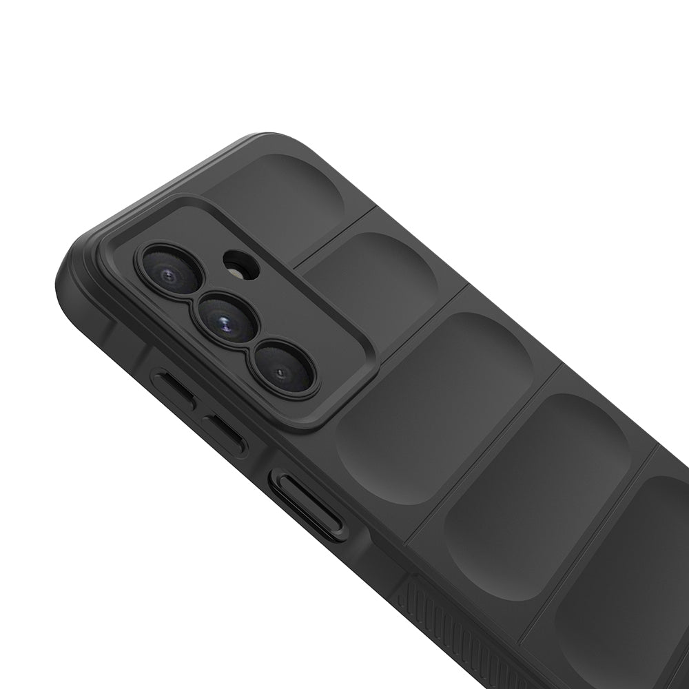 Galaxy A56 Kılıf Esnek TPU Oyuklu Arka Yüzey Tasarımlı Zore Etnik Silikon Kapak