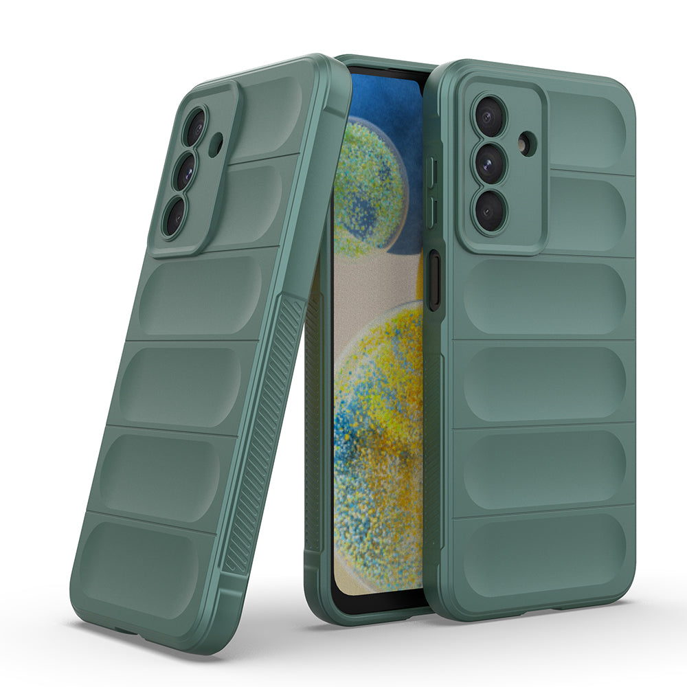 Galaxy A56 Kılıf Esnek TPU Oyuklu Arka Yüzey Tasarımlı Zore Etnik Silikon Kapak