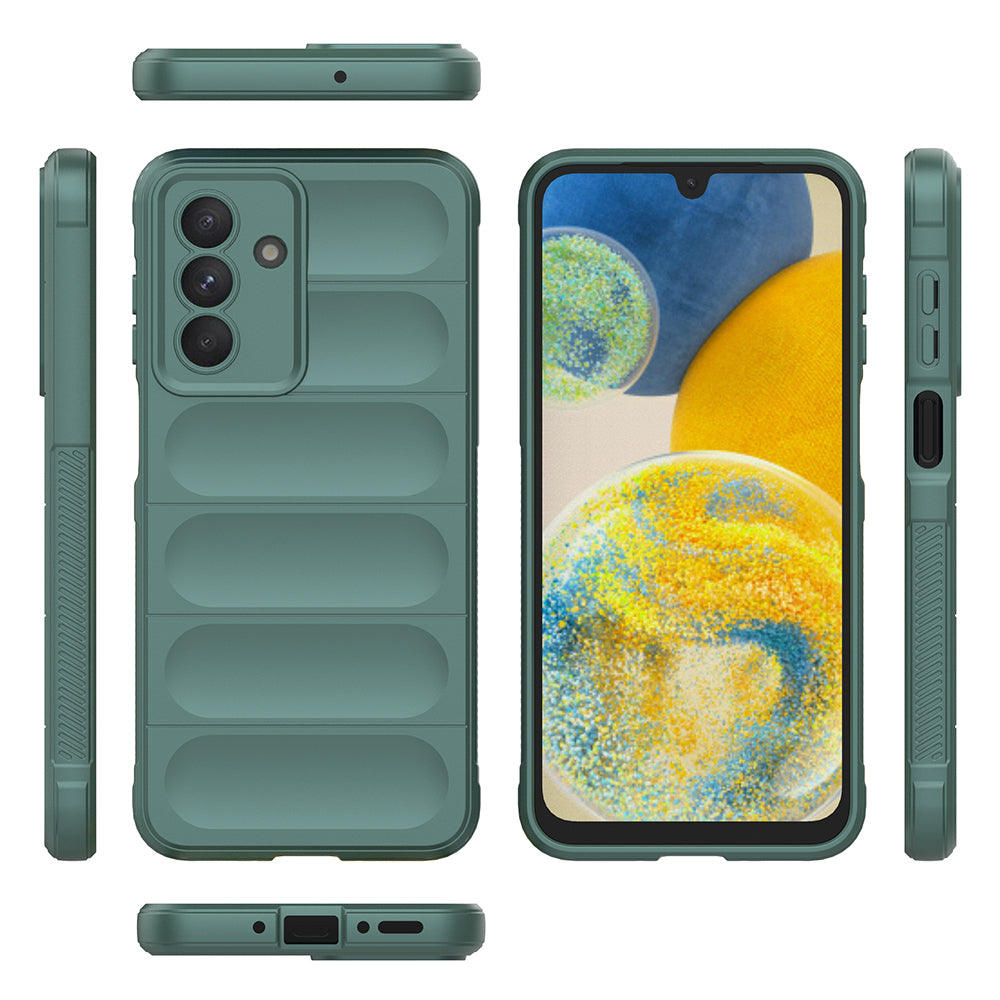 Galaxy A56 Kılıf Esnek TPU Oyuklu Arka Yüzey Tasarımlı Zore Etnik Silikon Kapak