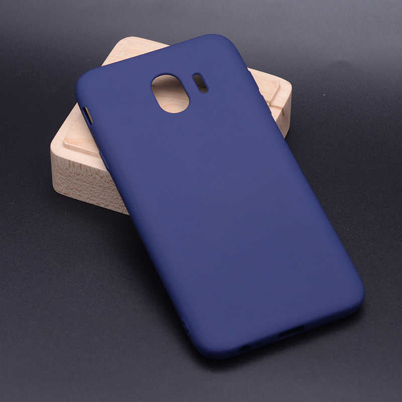 Galaxy J4 Kılıf Zore Premier Silikon Kapak Saks Mavi