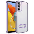 Galaxy M14 Kılıf Kamera Korumalı Logo Gösteren Zore Omega Kapak