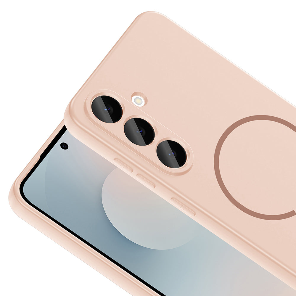 Galaxy S23 FE Kılıf M-safe Şarj Özellikli Zore Meta Kapak