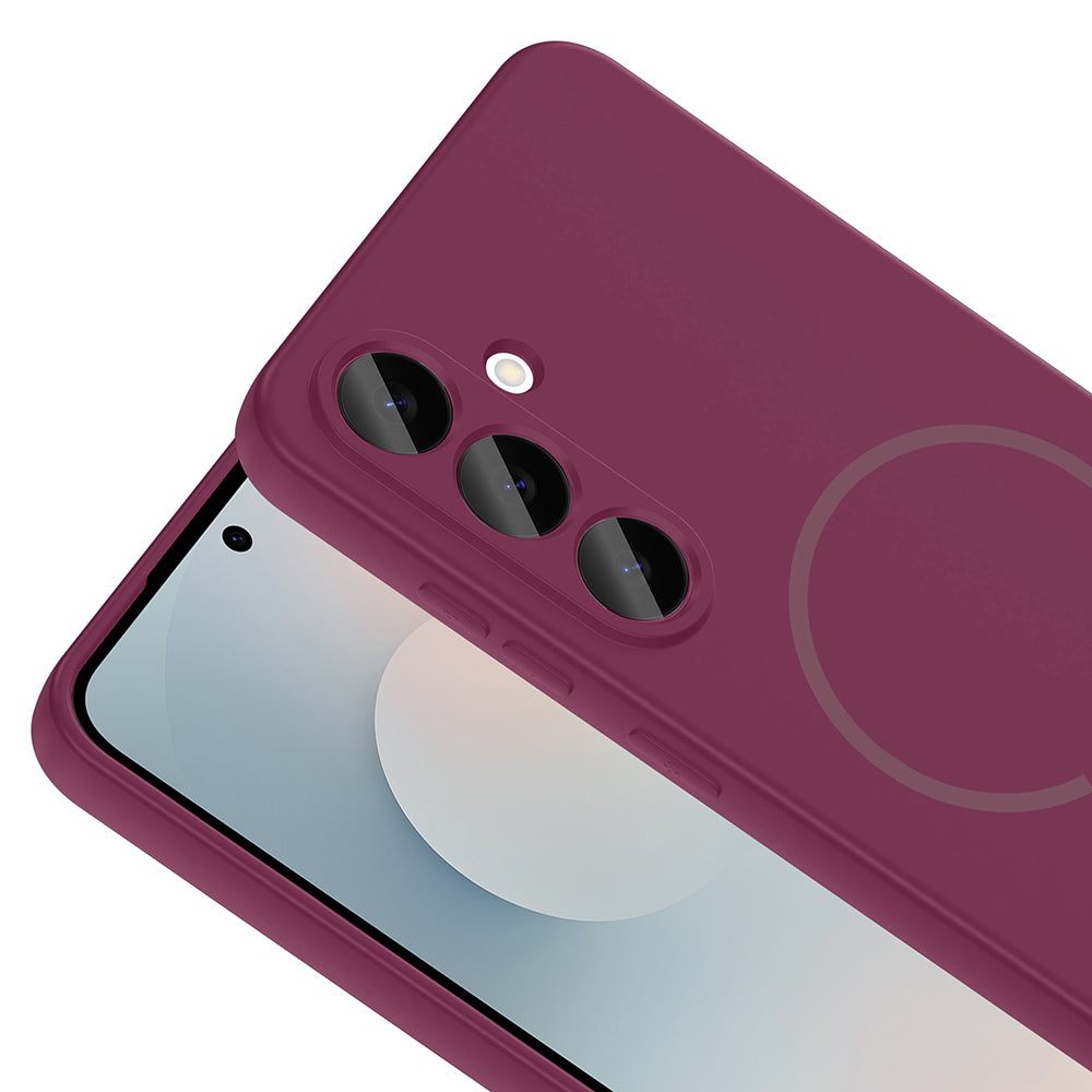 Galaxy S23 FE Kılıf M-safe Şarj Özellikli Zore Meta Kapak