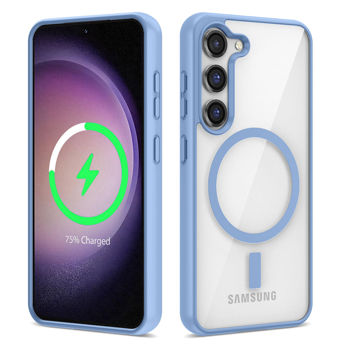 Galaxy S23 Kılıf M-safe Wireless Şarj Özellikli Silikon Zore Ege Kapak