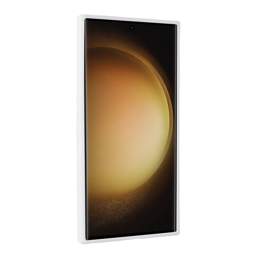 Galaxy S23 Ultra Kılıf Parlak Taşlı Tasarım Zore Pırlanta Kapak Gri