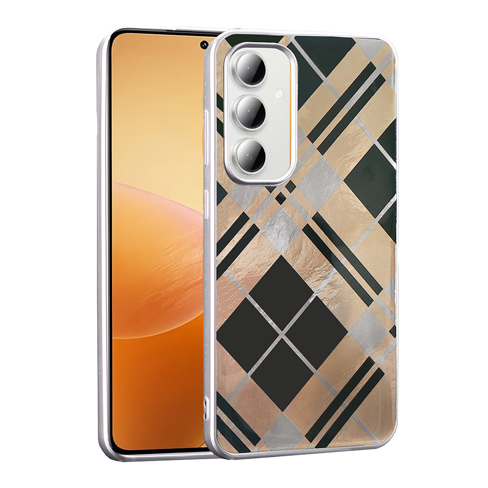Galaxy S24 FE Kılıf Desenli Zore Mep Kapak Geometrik