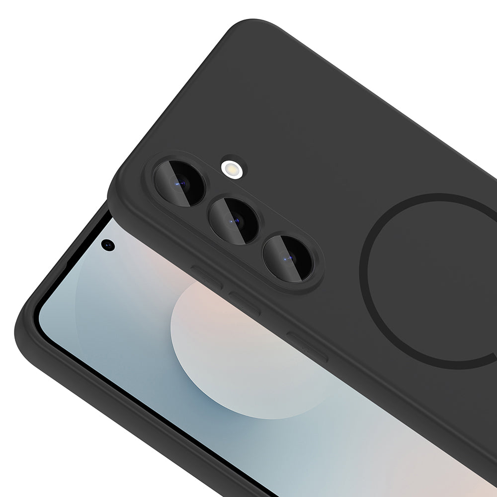 Galaxy S24 FE Kılıf M-safe Şarj Özellikli Zore Meta Kapak