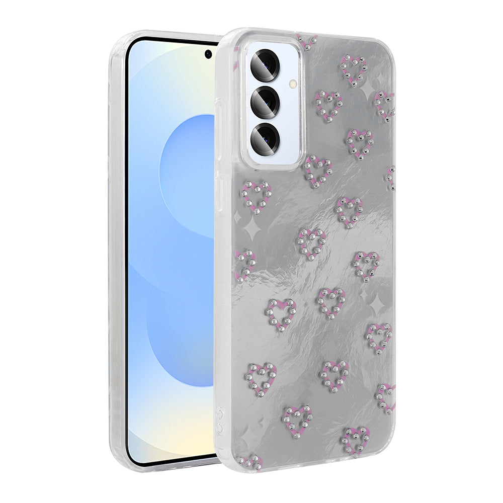 Galaxy S24 Plus Kılıf Kamera Korumalı Figürlü Zore Ponti Silikon Kapak Lila