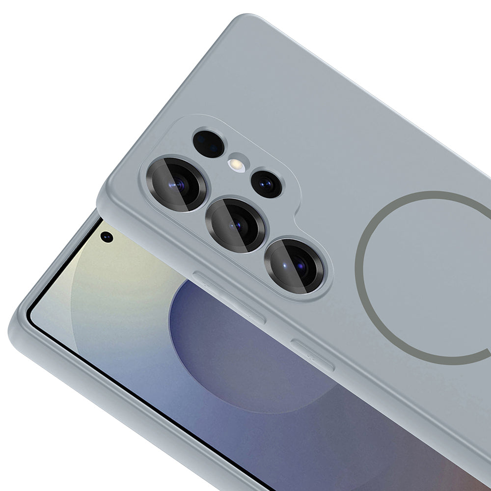 Galaxy S24 Ulta Kılıf M-safe Şarj Özellikli Zore Meta Kapak