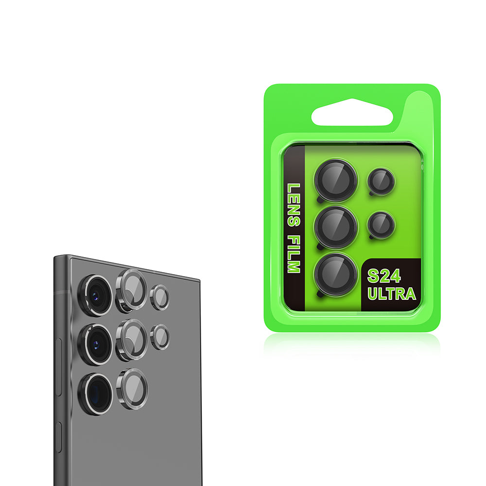 Galaxy S24 Ultra Zore CL-07 Kamera Lens Koruyucu Titanyum-Gri