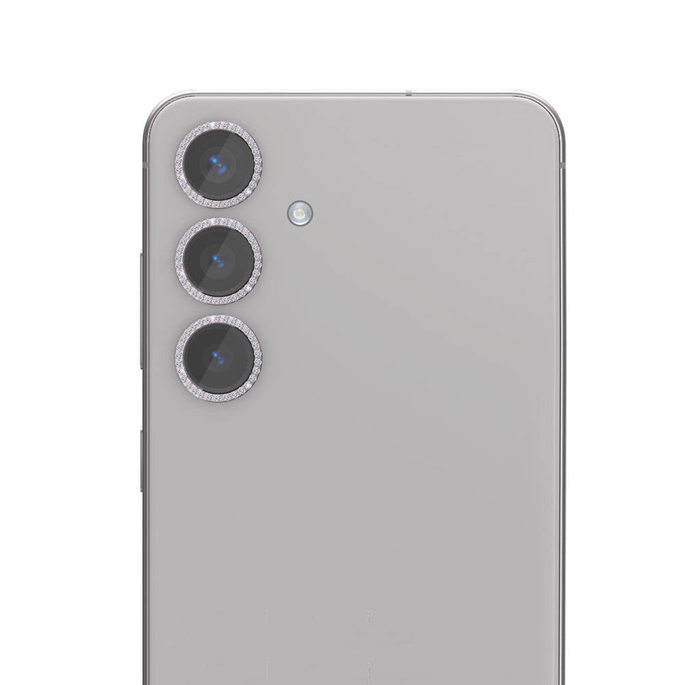 Galaxy S24 Zore Diamond Kamera Lens Koruyucu Cam Filmi Mor
