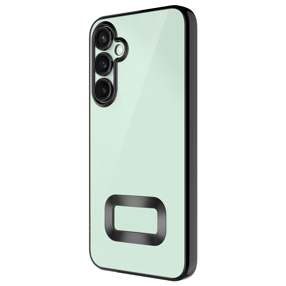 Galaxy S25 FE Kılıf Kamera Korumalı Logo Gösteren Zore Omega Kapak