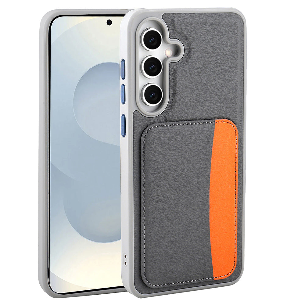 Galaxy S25 FE Kılıf Kartlıklı Zore X-Kart Silikon Kapak Siyah