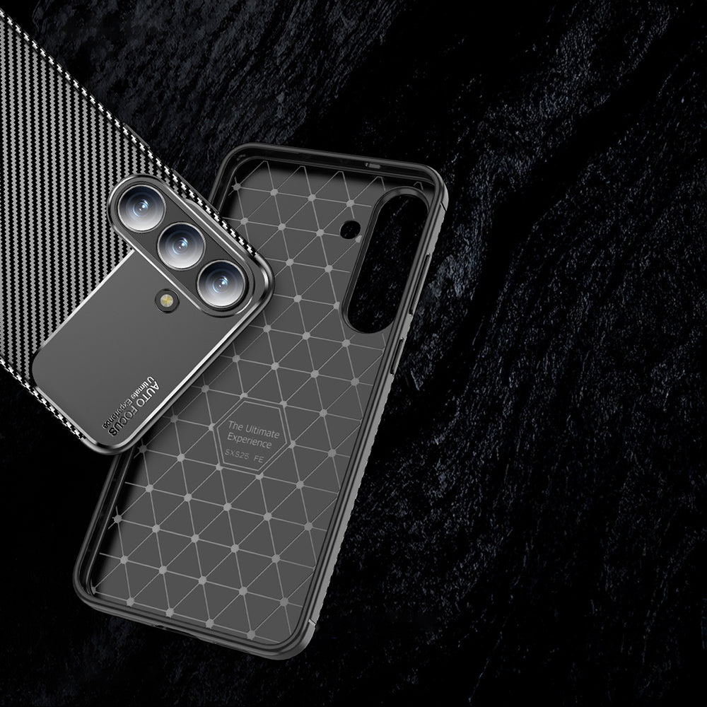 Galaxy S25 FE Kılıf Zore Negro Silikon Kapak Siyah