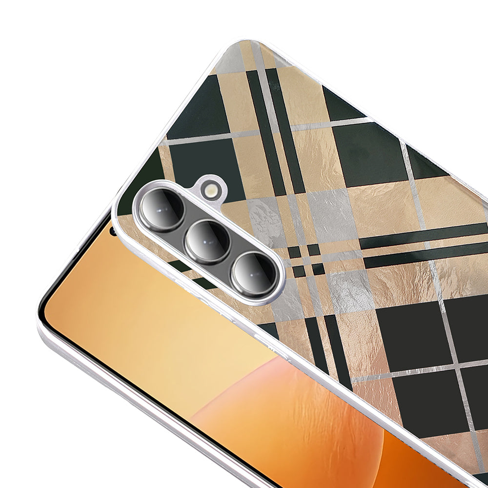 Galaxy S25 Kılıf Desenli Zore Mep Kapak Geometrik