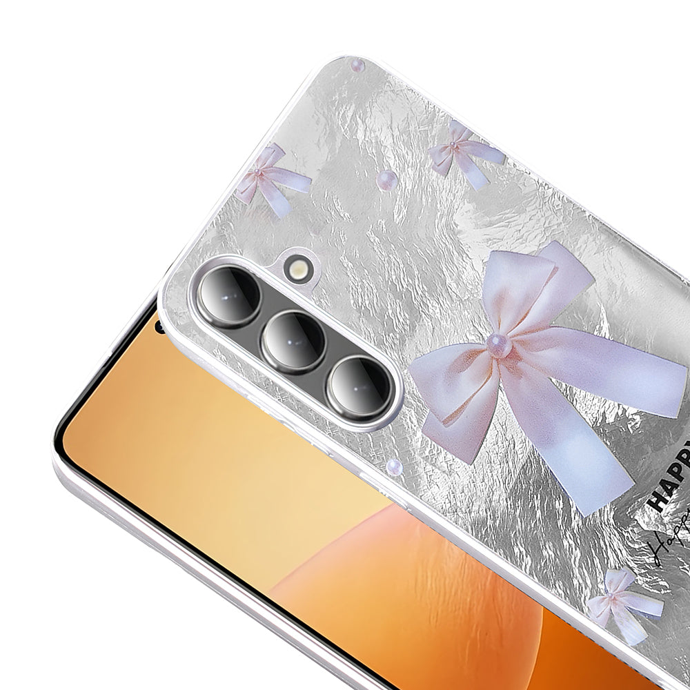 Galaxy S25 Kılıf Desenli Zore Mep Kapak Gold Leopar