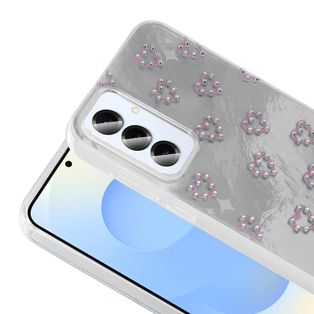Galaxy S25 Kılıf Kamera Korumalı Figürlü Zore Ponti Silikon Kapak Lila